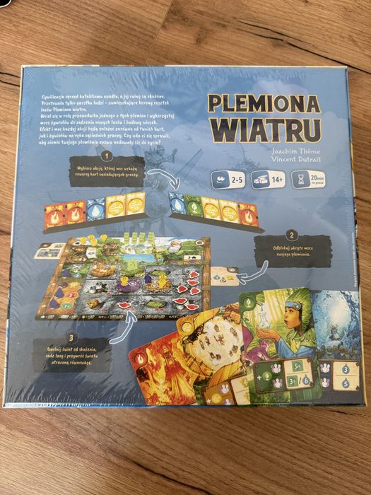 Gra planszowa Plemiona Wiatru wersja Polska