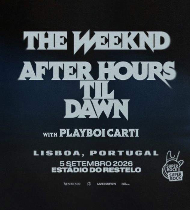 The Weeknd - 2 bilhetes dia 5 de setembro
