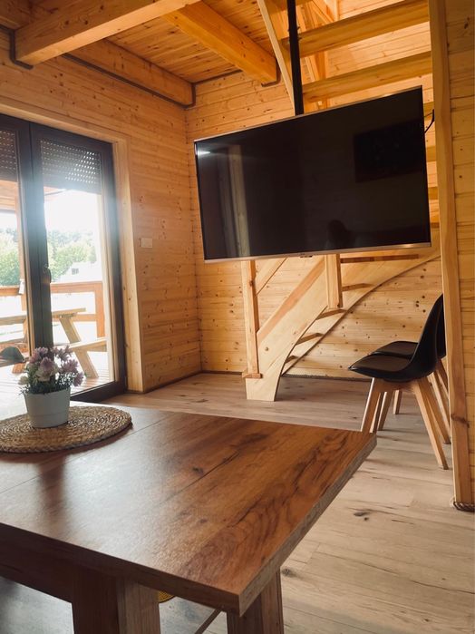 Wynajmę nowy domek caloroczny nad jeziorem we Wieleniu