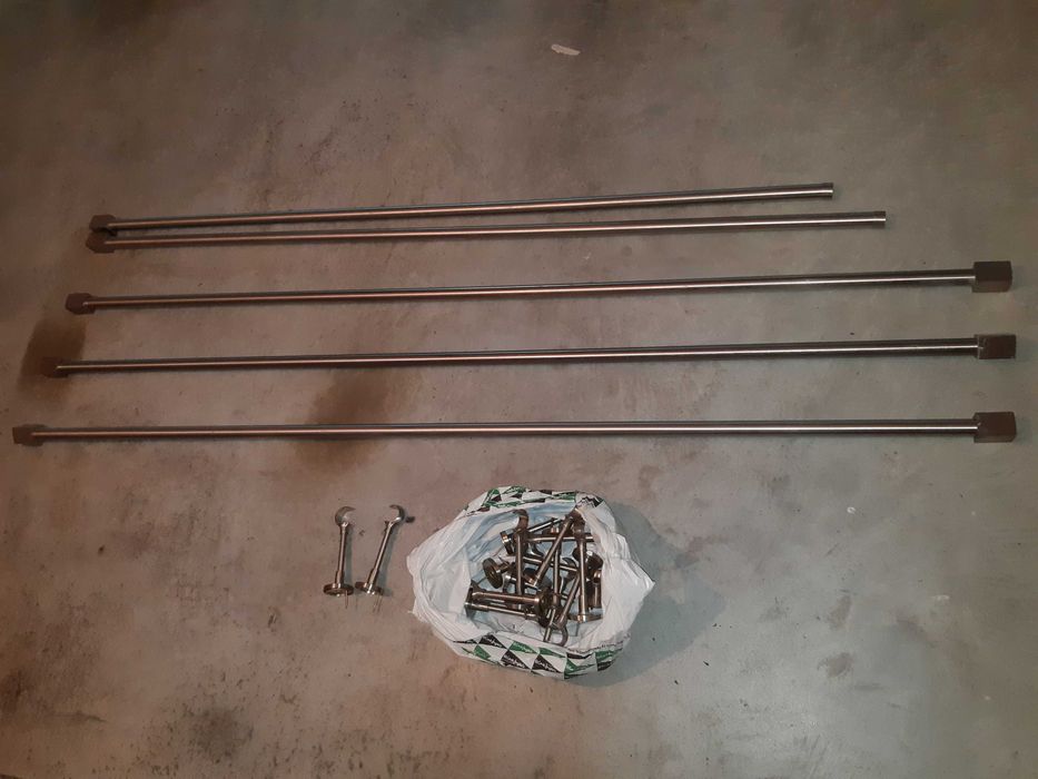 Varões em inox para cortinados