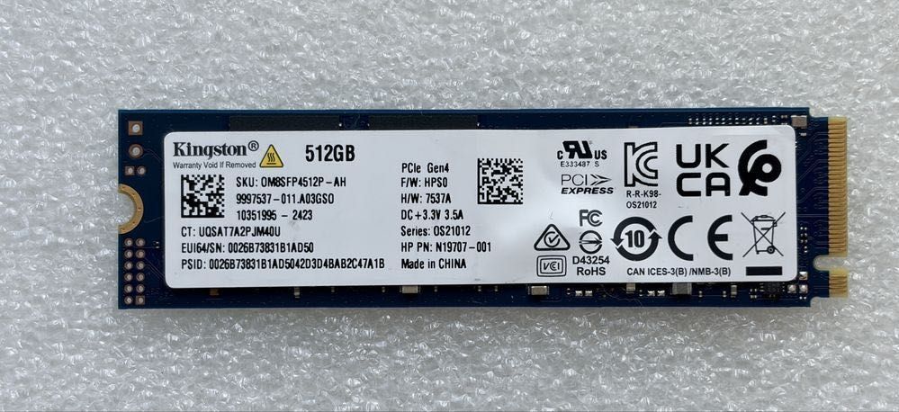 Kingston 512GB NVMe GEN4