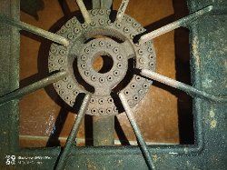 Fogão ferro fundido três queimadores