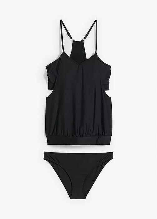 B.P.C tankini 2w1 z wbudowanym topem czarne r.40