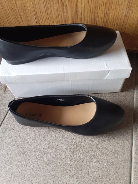 Baleriny czarne 38