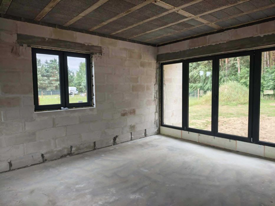 Luksusowy dom przy lesie | projekt Serengeti | 70 m² | 14 arów prywatności, stan surowy zamknięty