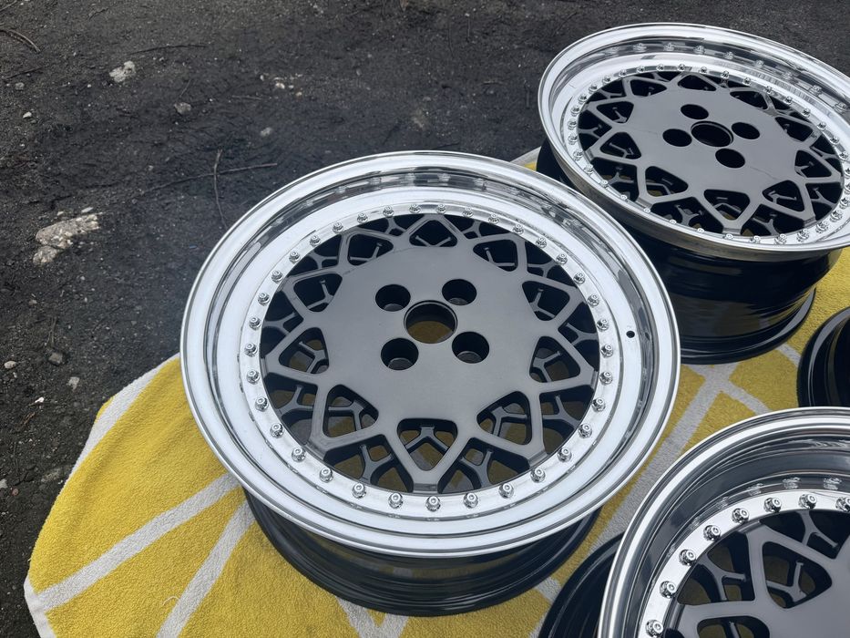 Custom 17" OZ 8/9" 4x100 skręcane 3tlg,bbs,oz + opony