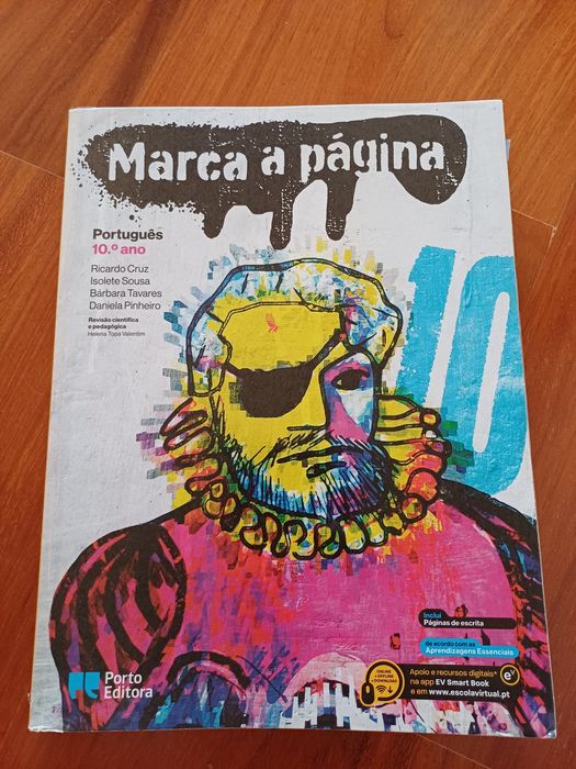 Manual de português- Marca a página  10°ano