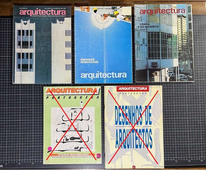Revistas sobre Arquitectura – anos 60, 70,80 e 90