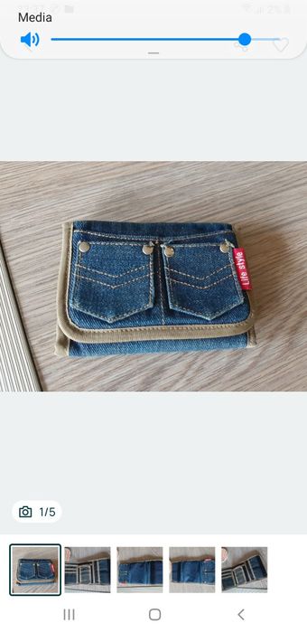 Portfel portfelik niebieski unisex kolekcja sportowa tkmaxx sport