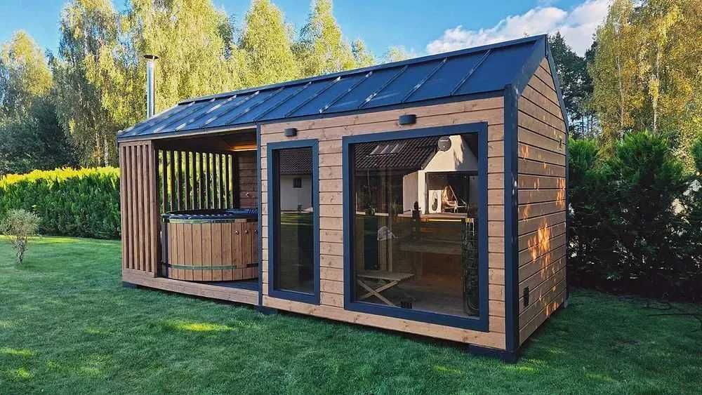 Nowoczesna Strefa SPA 2026 | Sauna + Balia z hydromasażem | BEZPOŚREDNI PRODUCENT