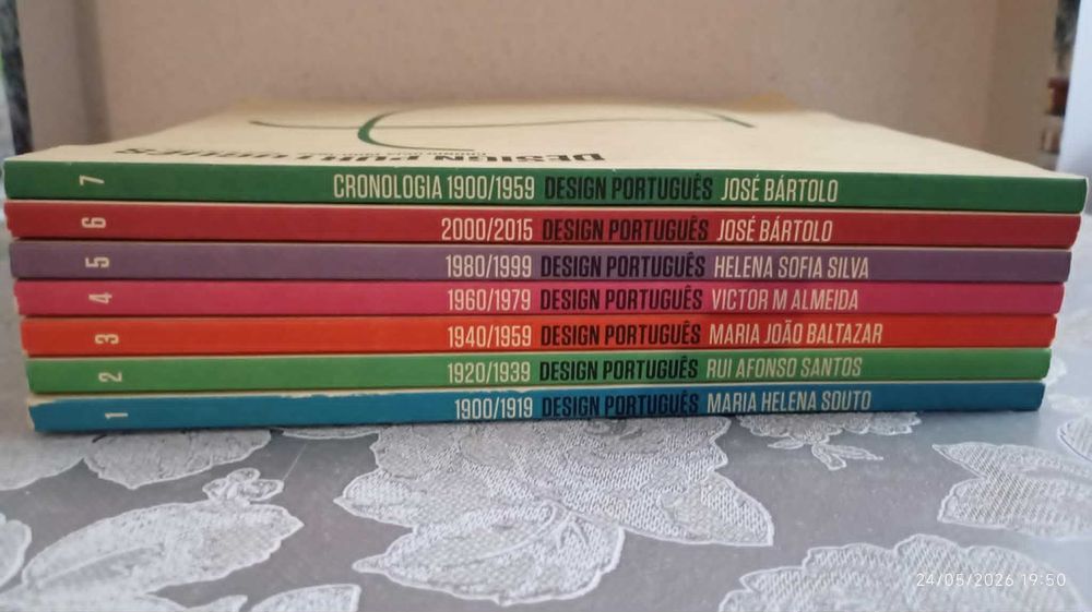 Coleção Design Português 1900 - 2015 - 7 Volumes
