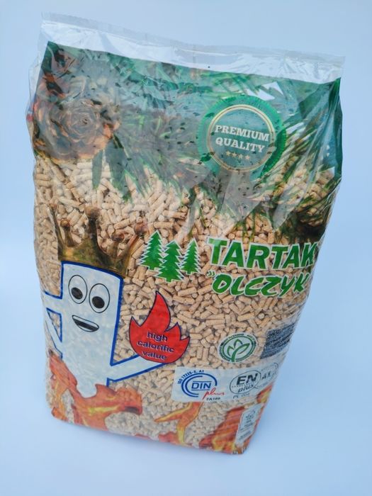 Pellet Tartak Olczyk Premium Quality| Klasa A1 Najwyższa jakość! Pelet