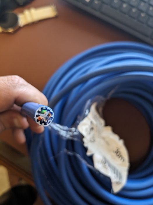 Cabo de rede Ethernet cat 6A granel 30m