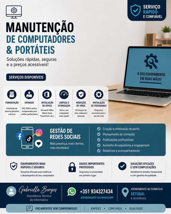 Manutenção de Computadores e Portátes438924088946862080