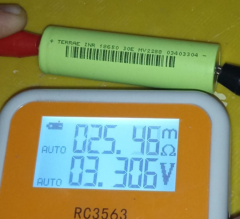 Акумулятори  18650 Б/В Terra 30e 2900-3100mAh