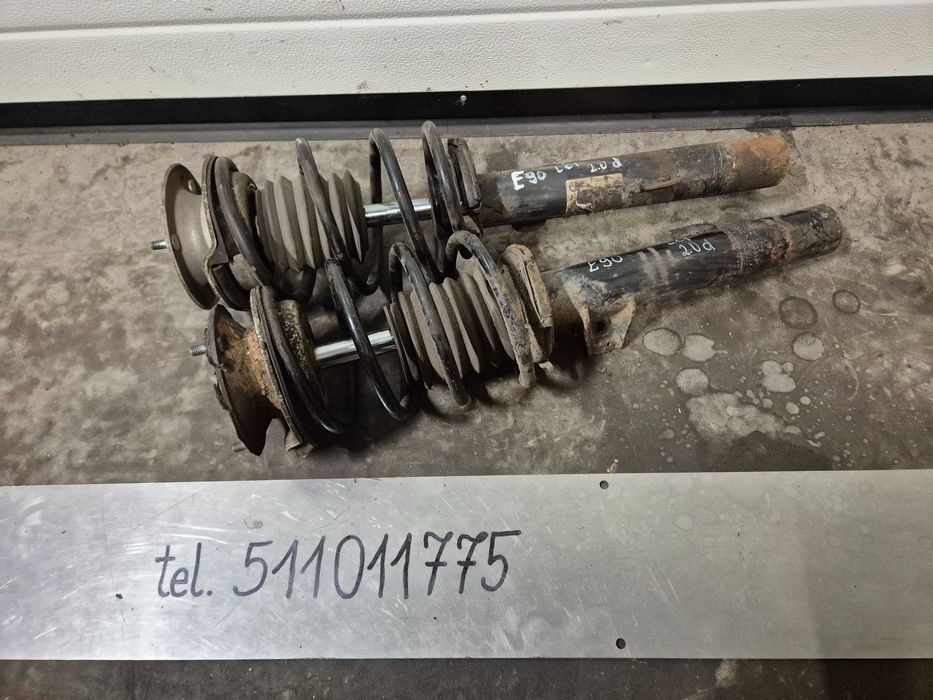 Amortyzatory przednie BMW e90 LCI n47d20c komplet sprężyny
