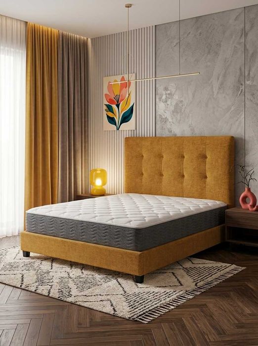 Cama de casal Estufada Berlim 150x190