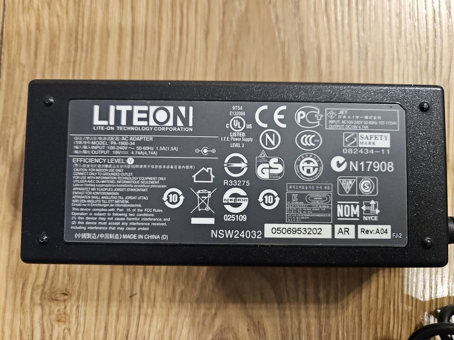 Zasilacz Acer 19V 4,74A