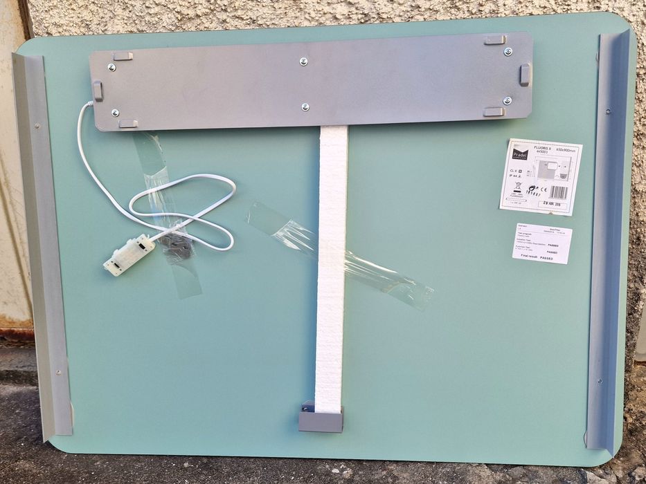 Espelho WC casa de banho retro iluminado