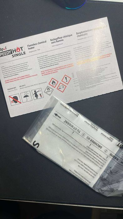 Zestaw 6 sztuk Bezpłomiennych Podgrzewaczy Chemicznych Dań Posiłkowych