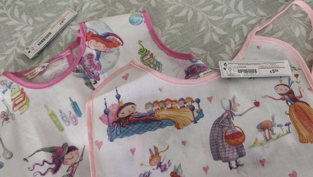 Bibe e babete impermeável