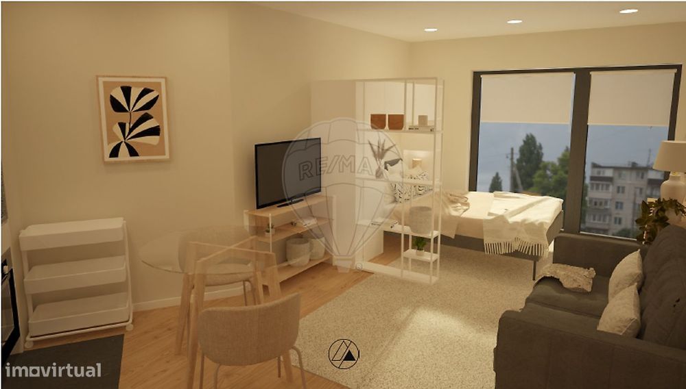 Apartamento T0 para arrendamento