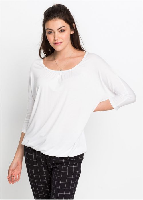 B.P.C biała bluzka oversize 32/34.