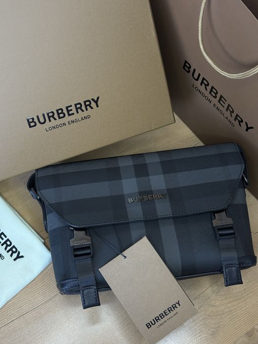 Burberry Black Small Wright Bag