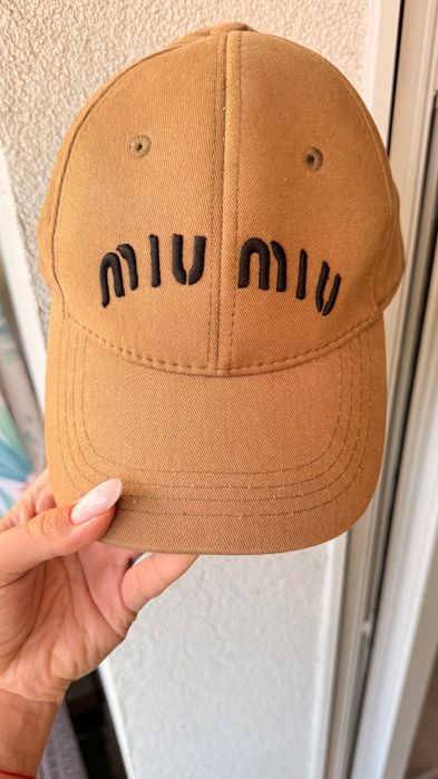 Czapka z daszkiem Miu Miu