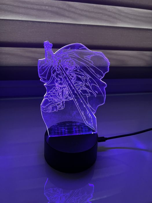 Акриловий світильник Берсерк World of comics