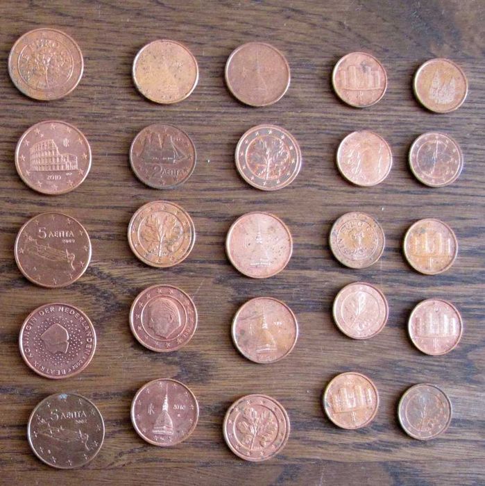 Монеты EURO обменяю по номиналу на банкноту.