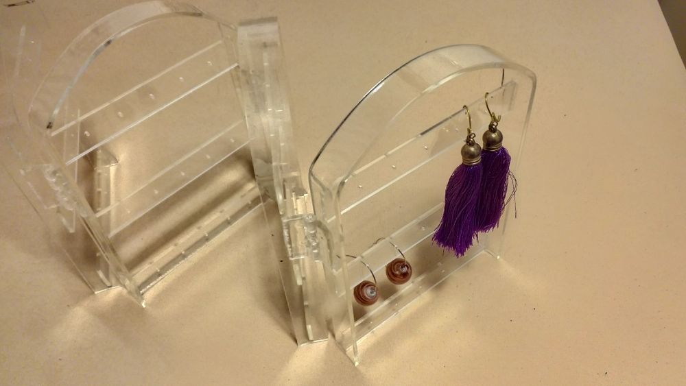 Suporte para brincos acrilico
