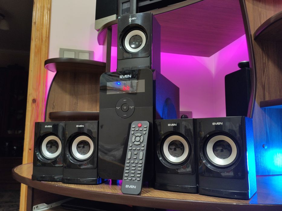 Акустична система 5.1 Sven HT-201 мультимедіа колонки сабуфер аудіо