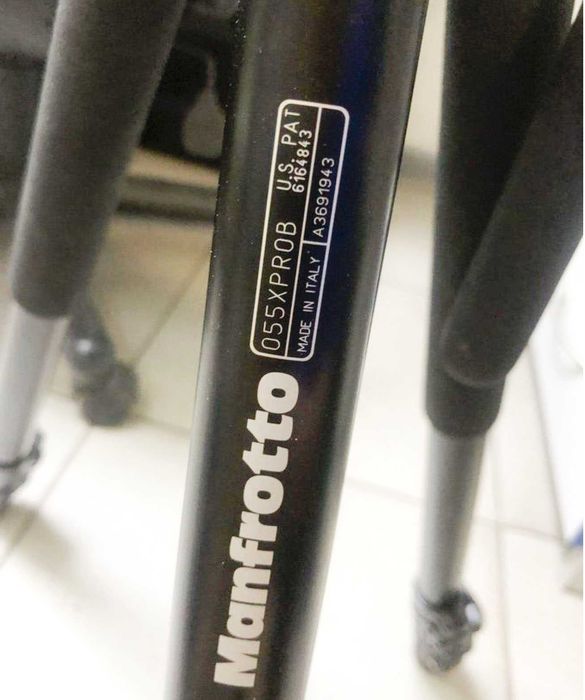 Штатив Manfrotto 055XPROB+Manfrotto 501HDV