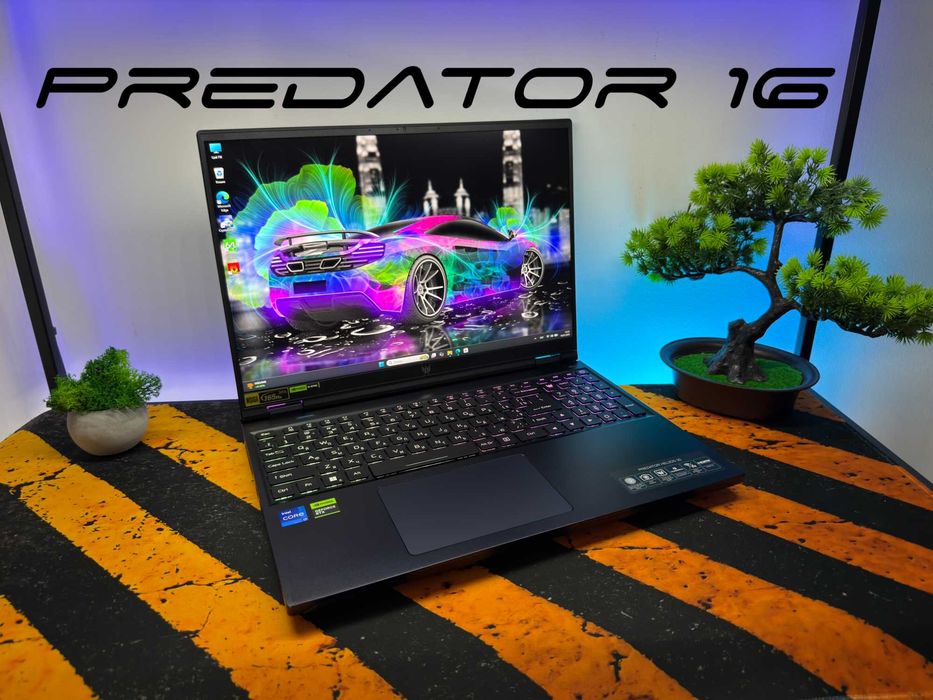 Acer Predator 16, i7-13700hx, rtx4060, 16gb\1TB, 2,5k 165hz