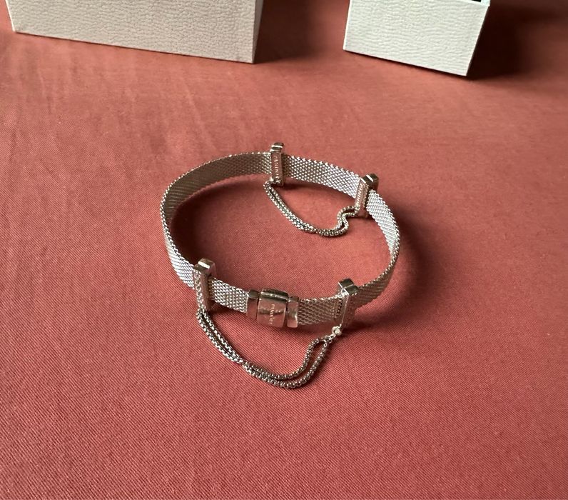 Bransoletka PANDORA Reflexions plus 2 zawieszki