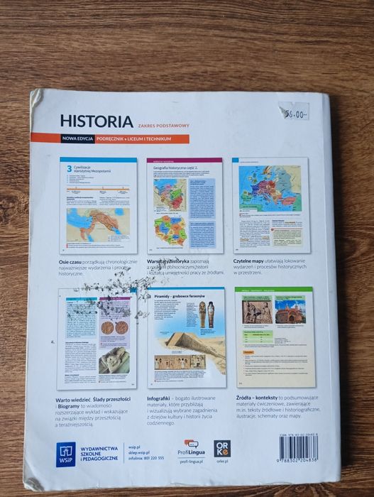 Podręcznik Historia klasa 1 szkoły średniej WSiP
