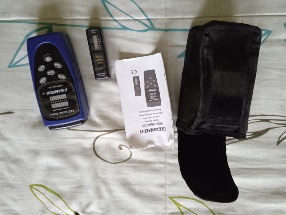 Verificador de conexão das fichas RJ-45 estado novo.Gigamedia DIAGLC90