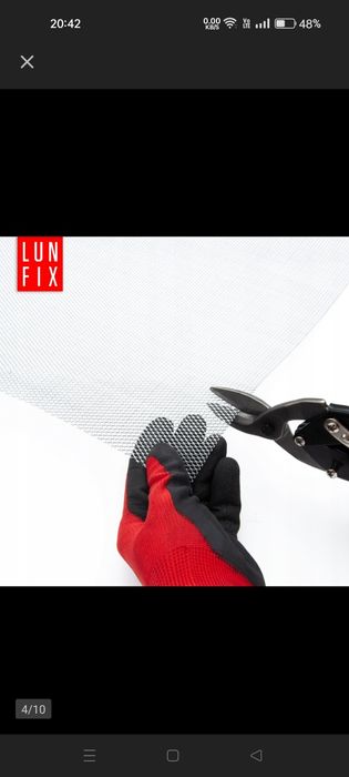 Siatka do dennic ula 18mb na ptaki owady wentylacyjna oczko 4x3mm h42c