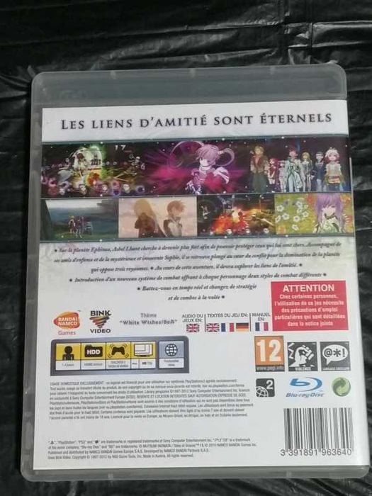 Tales of Graces F PS3 (Completo com 3 cds)