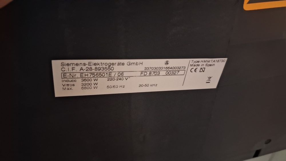 Placa inducao+Vitro