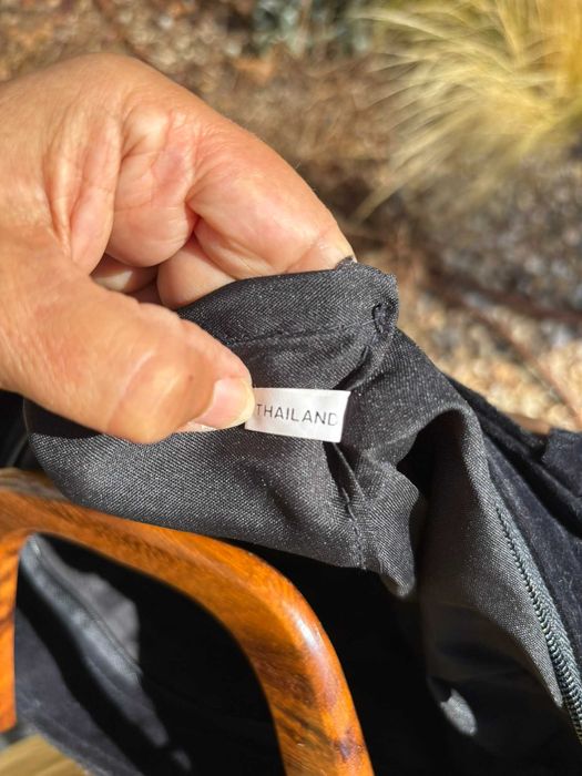 Mala Boho Veludo pegas Madeira made in Thai