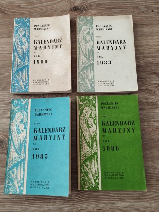 Kalendarze Maryjne lata 80 te.