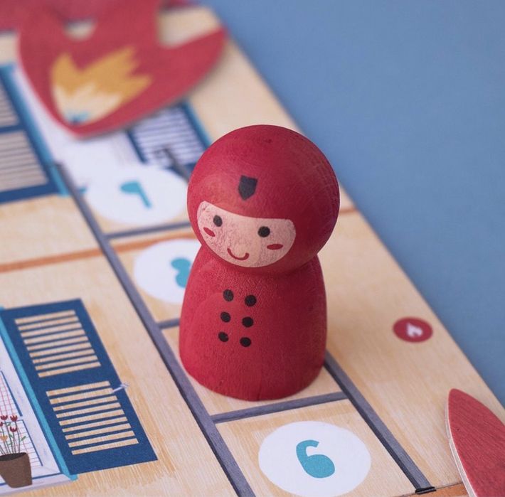 Спаси кота Londji пожарный кооперативная игра djeco janod zoch haba