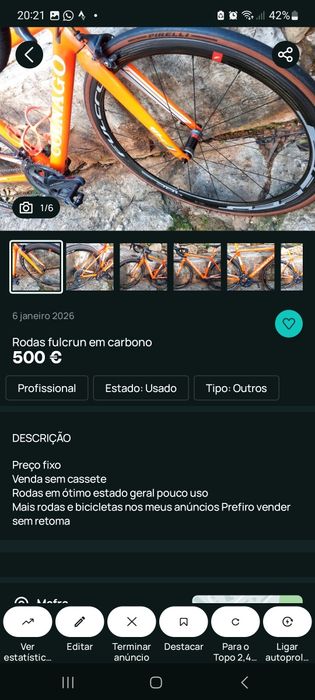 Acessórios para bicicletas oportunidades