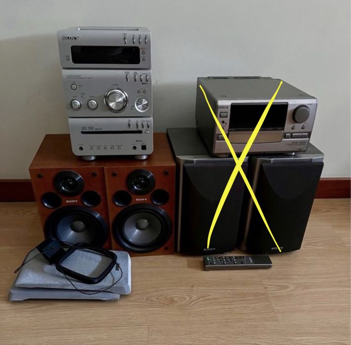 Aparelhagem Sony CMT GPZ7