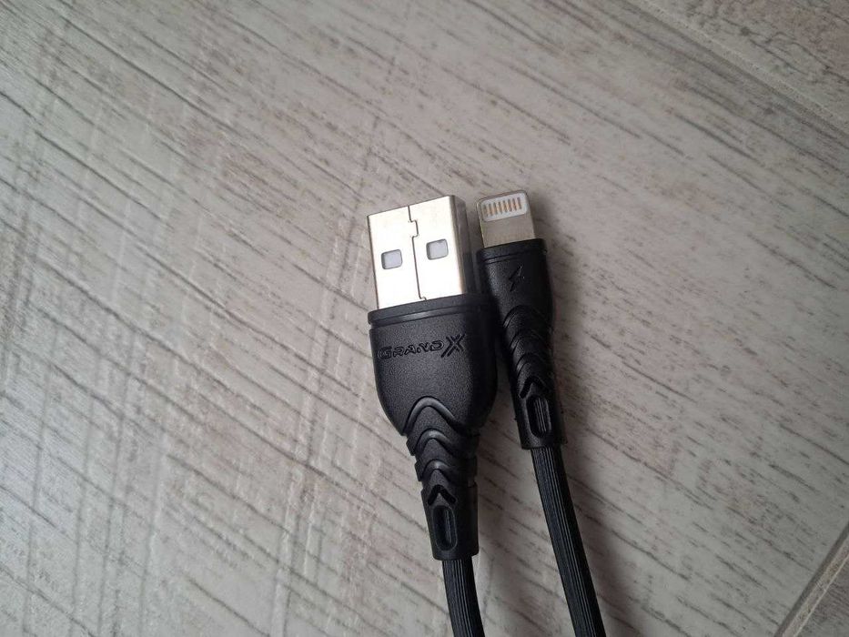 Кабель Grand-X USB-Lightning. Зарядка для айфона. Iphone