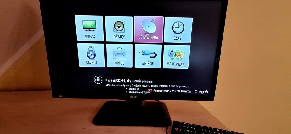 Monitor do komputera lub dekodera tv