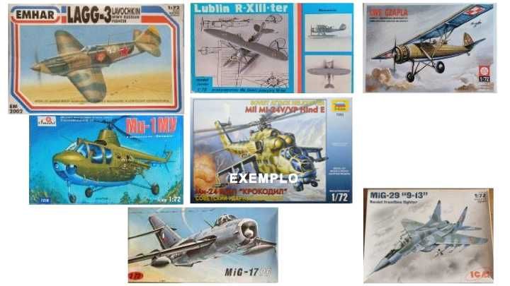 Kits 1/72 Aviões de Leste