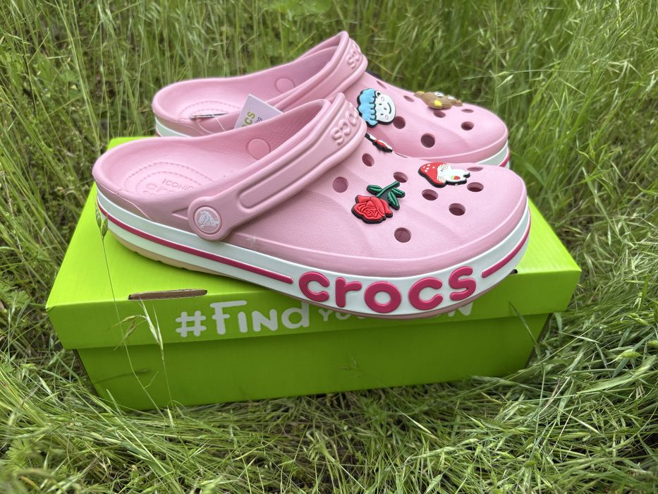Крокси жіночі рожеві Crocs оригінал 37, 38, 39 розмір